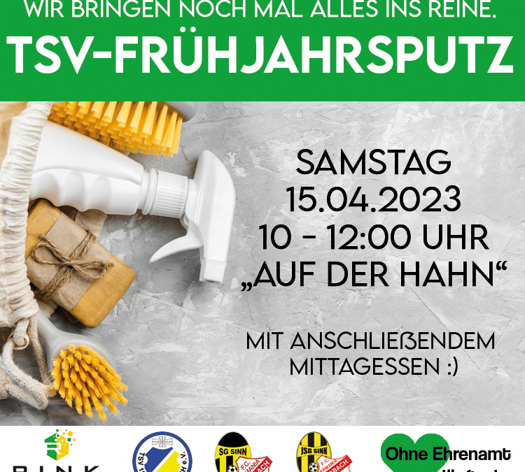 TSV-Frühjahrsputz 🧹