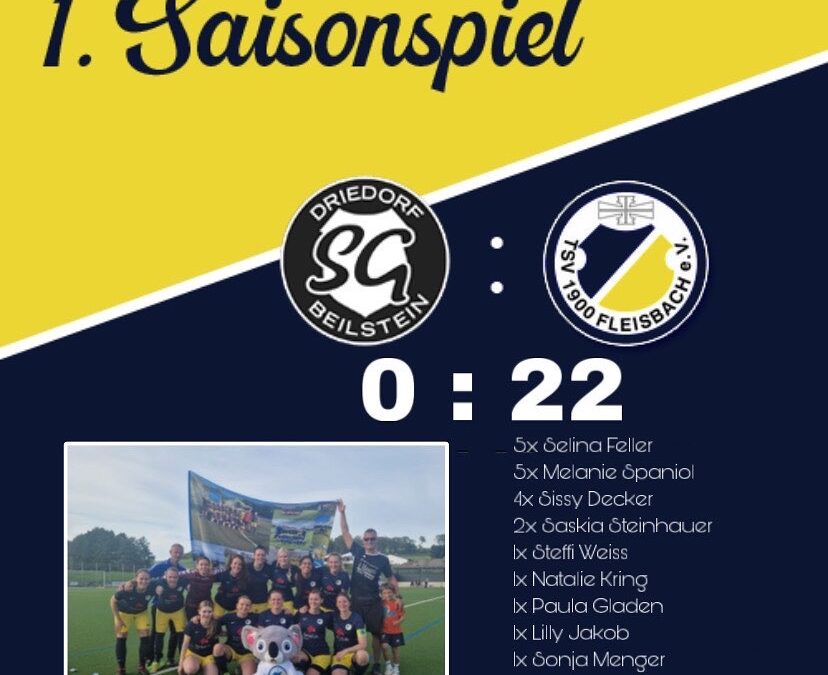 SG Driedorf/Beilstein – TSV Fleisbach 0:22 (0:12)