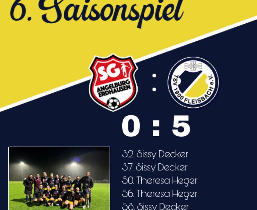 SG Angelburg/Erdhausen – TSV Fleisbach 0:5 (0:2)