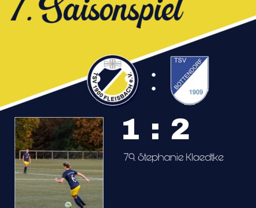 TSV Fleisbach – TSV Bottendorf 1:2 (1:0)