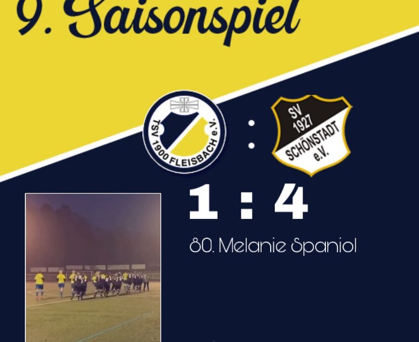 TSV Fleisbach – SV Schönstadt 1:4 (0:4)