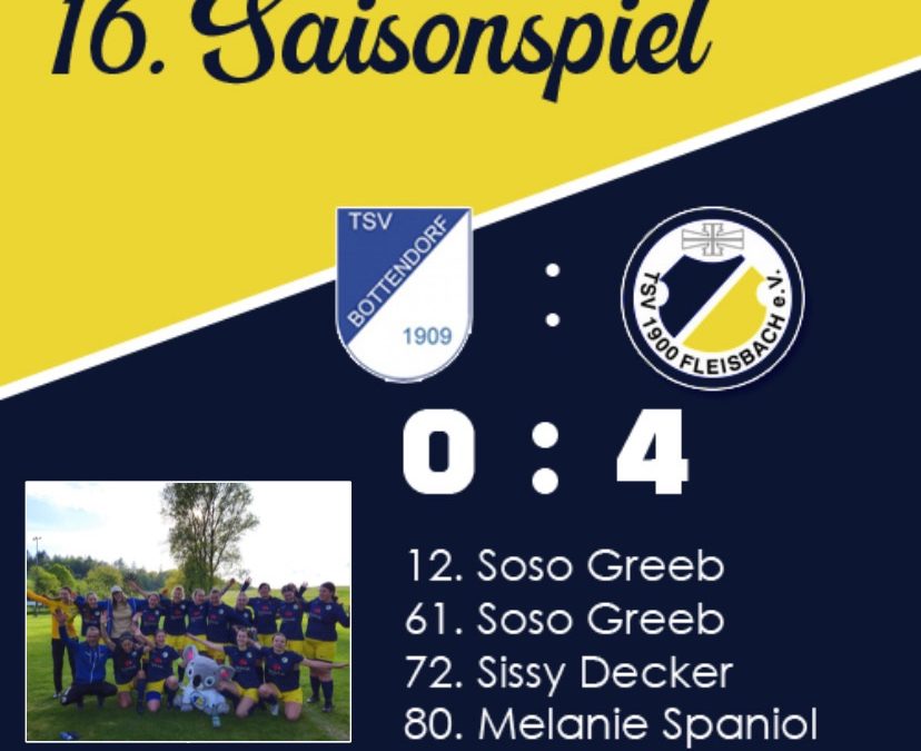 TSV Bottendorf – TSV Fleisbach 0:4 (0:1)