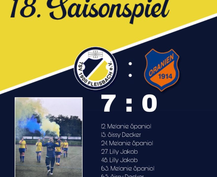 TSV Fleisbach – SSV Frohnhausen 7:0 (4:0)