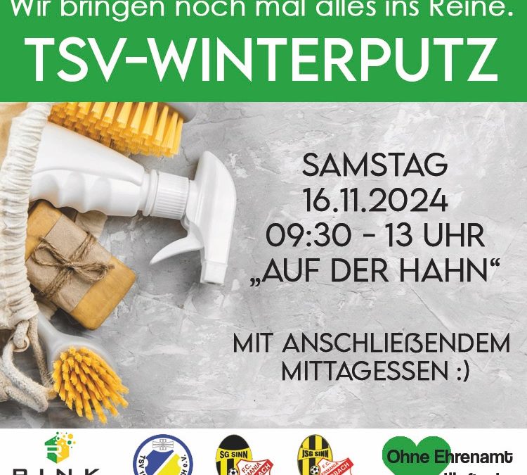 Winterputz beim TSV