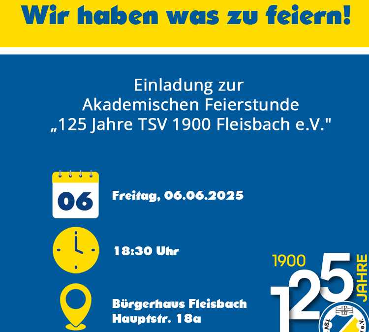 Einladung zur Akademischen Feier
