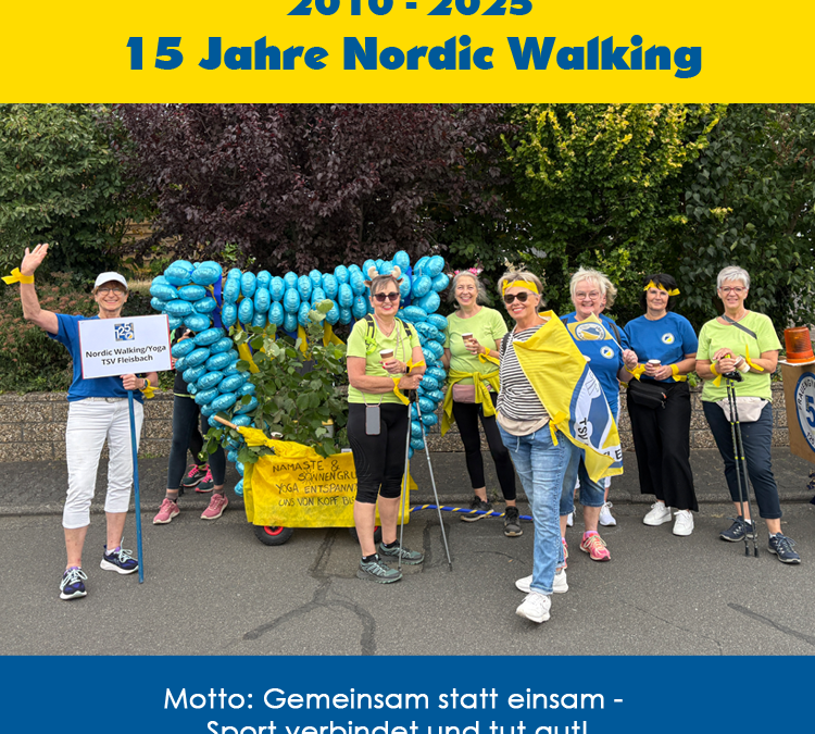 15 Jahre Nordic Walking beim TSV 1900 Fleisbach e.V.