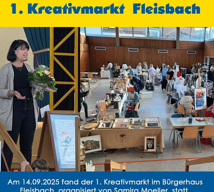 1. Kreativ-Markt in Fleisbach 🧑‍🎨